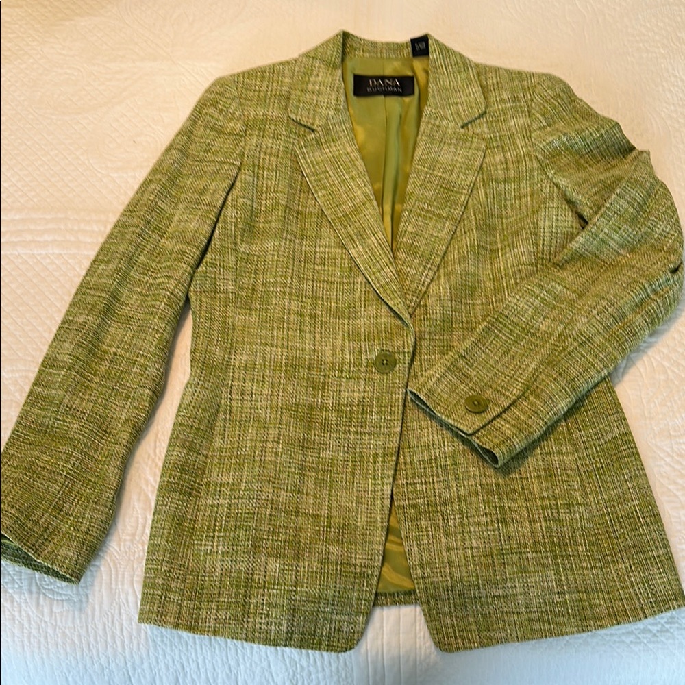 Dana Buchman Green Blazer